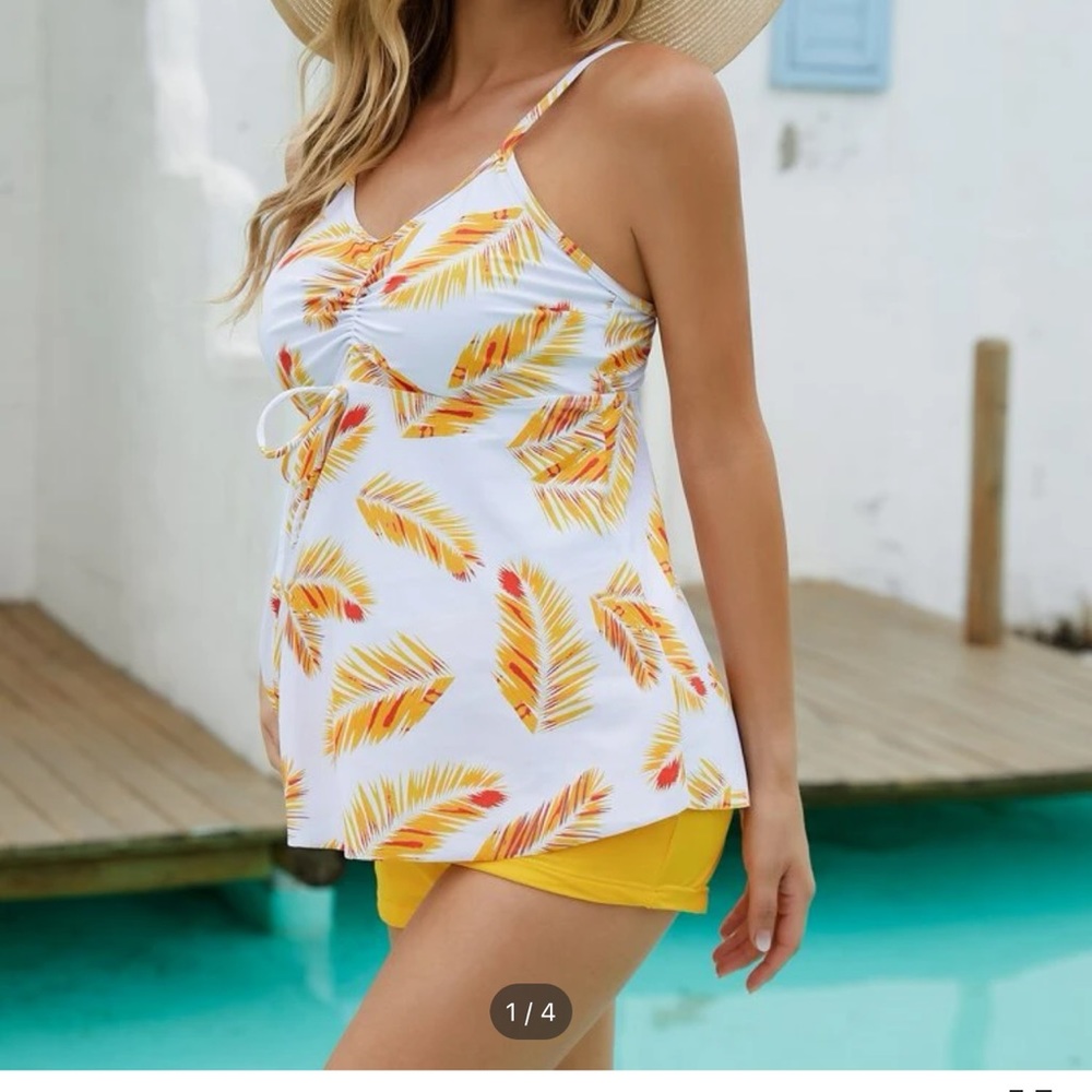 Maternity swim suit- Size Large